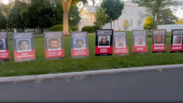 Deportation Mug Shots on White House Lawn